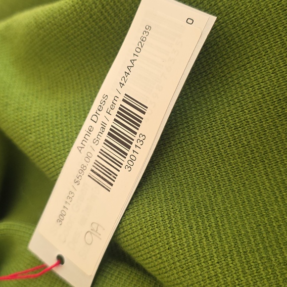 Frances Valentine Green Marino Wool Sweater Dress - Picture 6 of 10